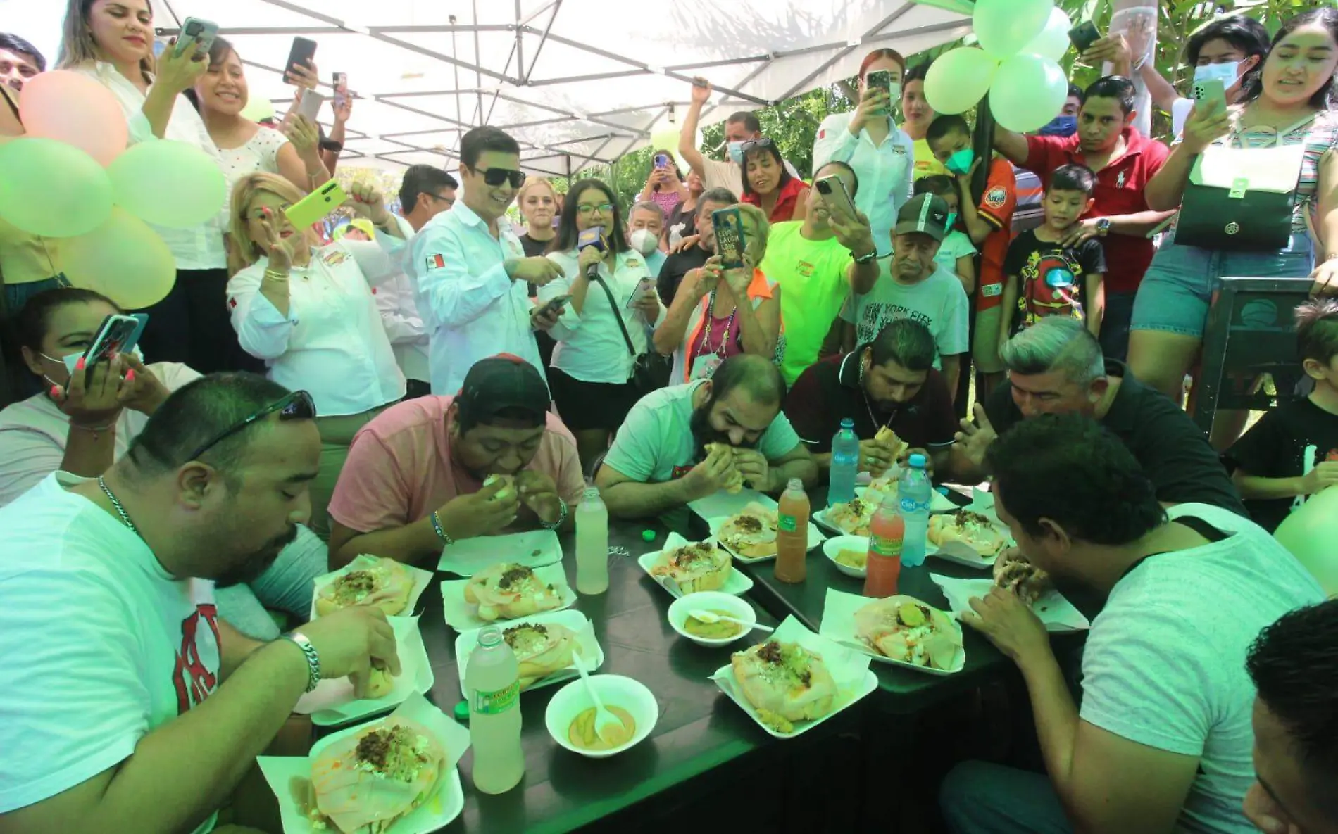 Realizan en Tampico el Tortatlón para festejar el Día de la Torta de la Barda 